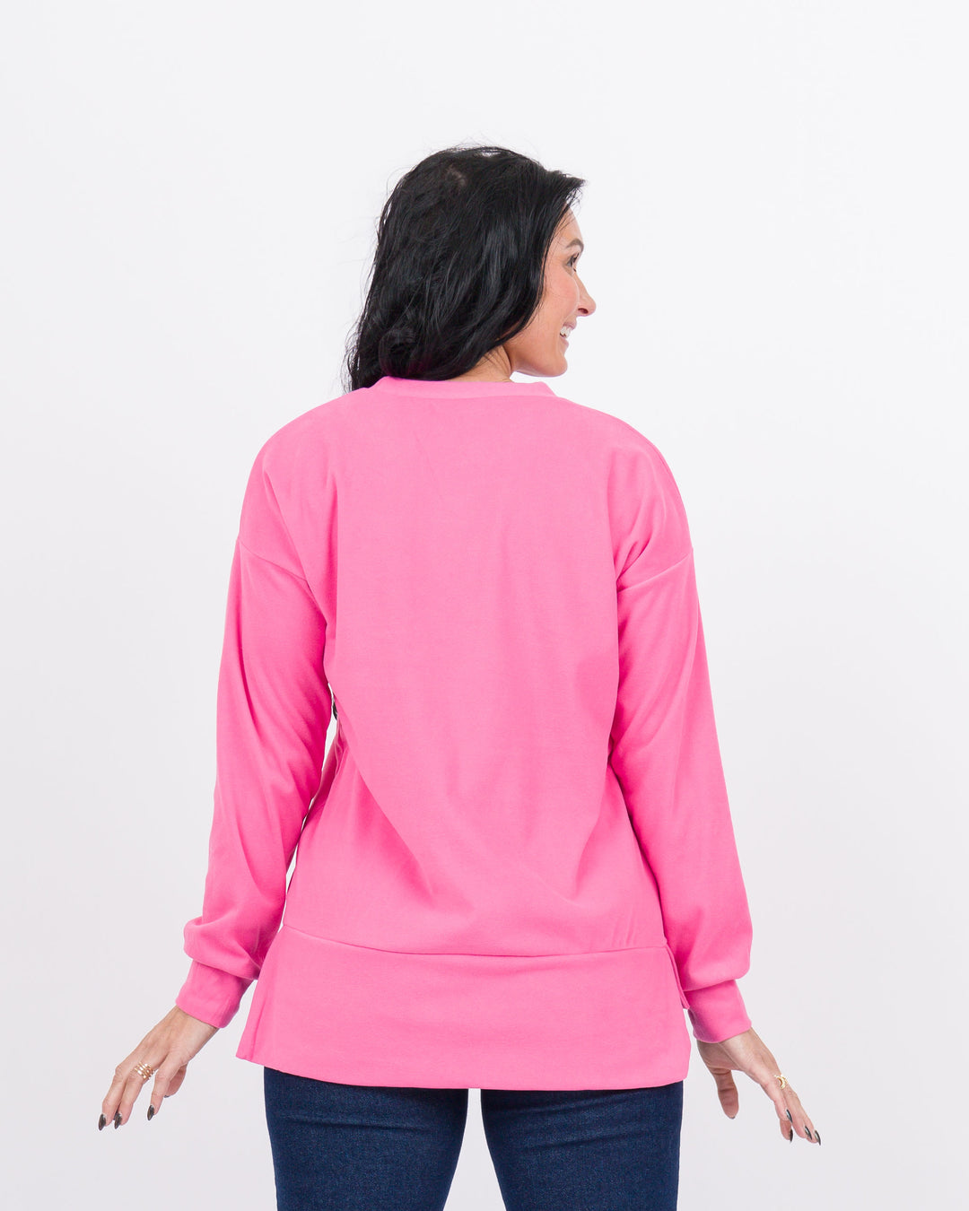 Fleece Crew Neck - Pink