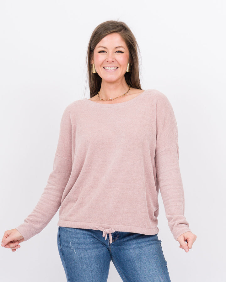 Barefoot Dreams Slouchy Pullover -Teaberry