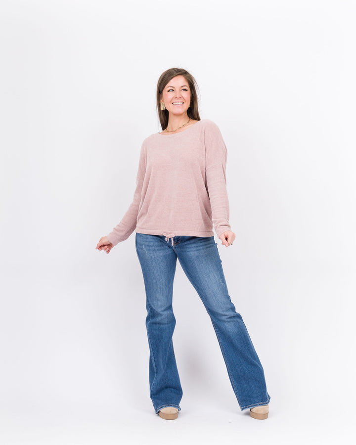 Barefoot Dreams Slouchy Pullover -Teaberry