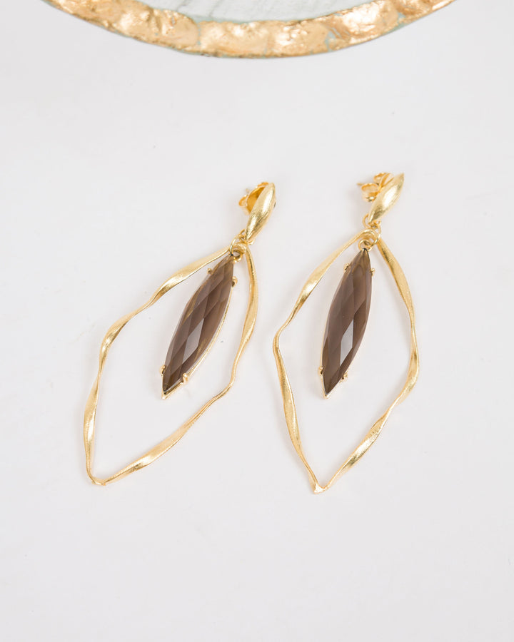 Creative Brazil Maracujá Earrings - Mocha
