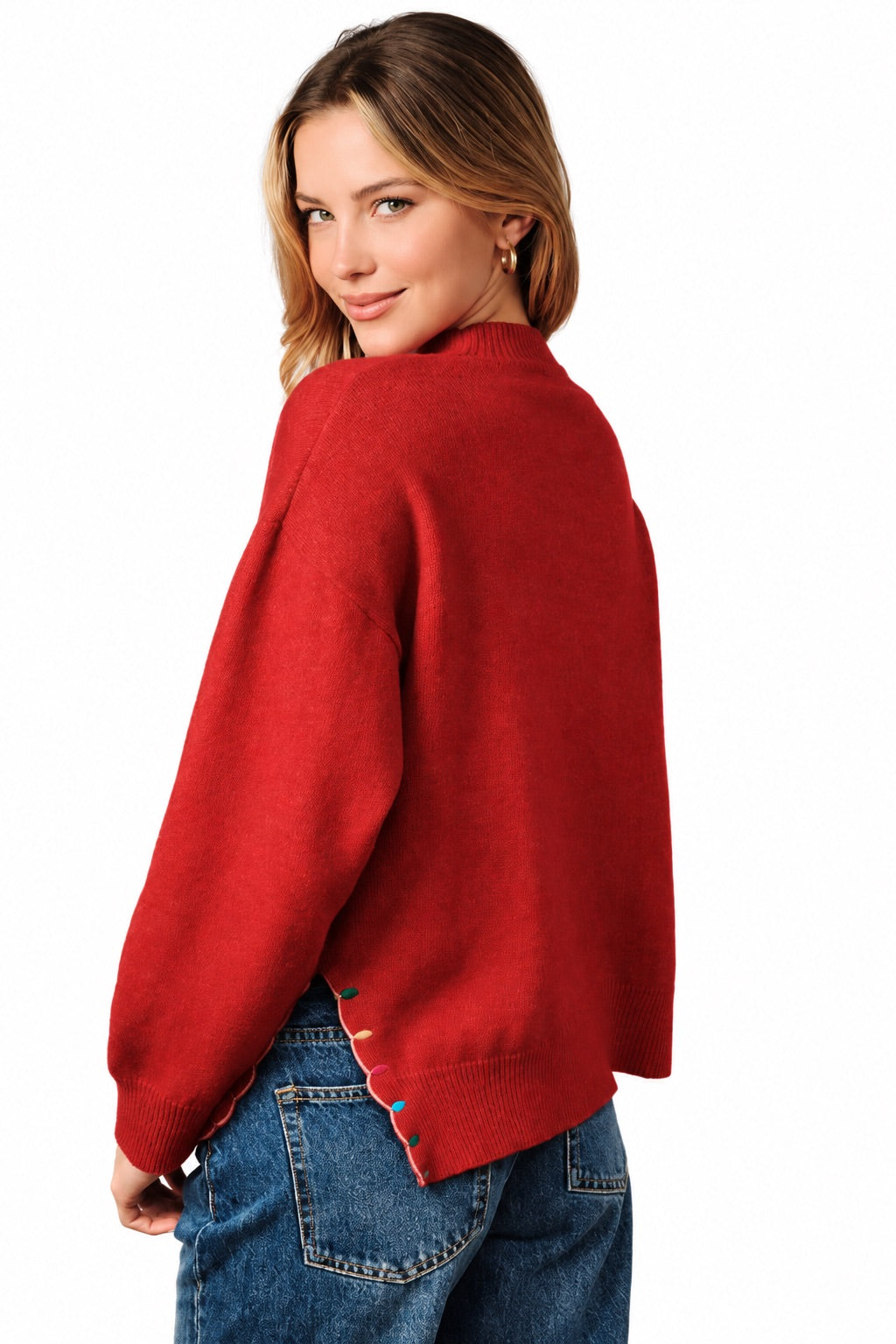 Peace &amp; Joy Sweater - Red