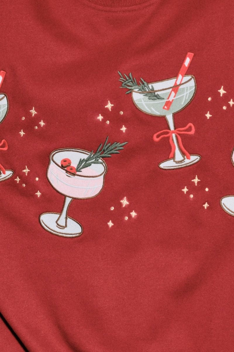 Christmas Cocktail Sweatshirt