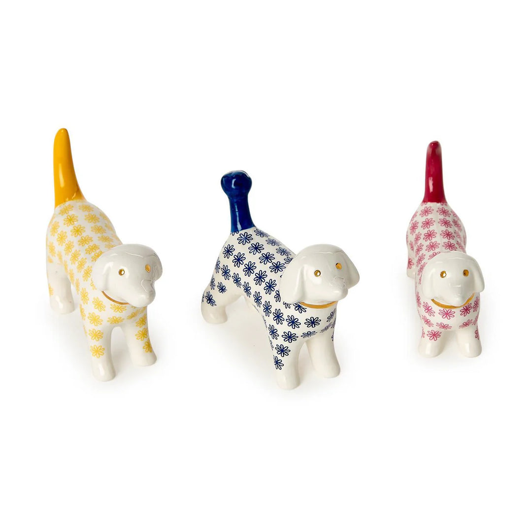 Posh Pooch Ceramic Ring Holder - Yellow