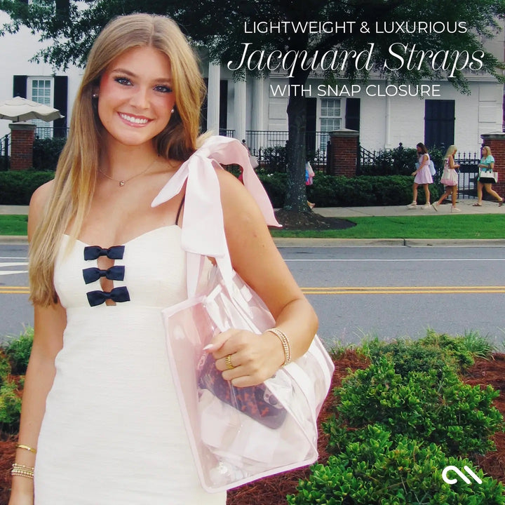 Ballet Pink Bow Jelly Tote