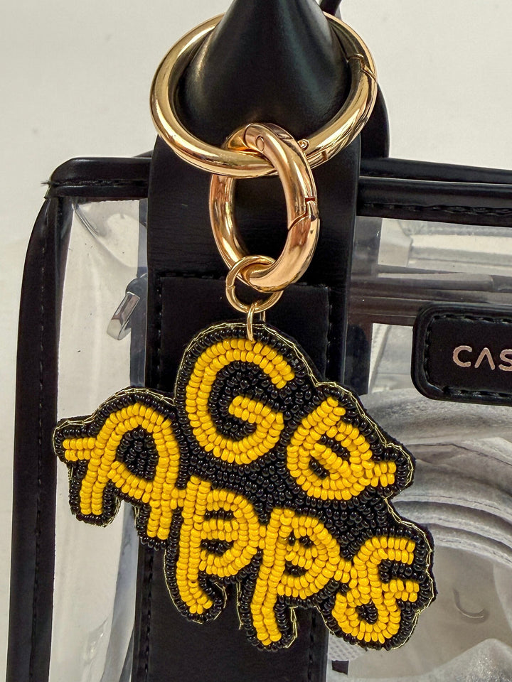 Beaded Purse Charm - App State
