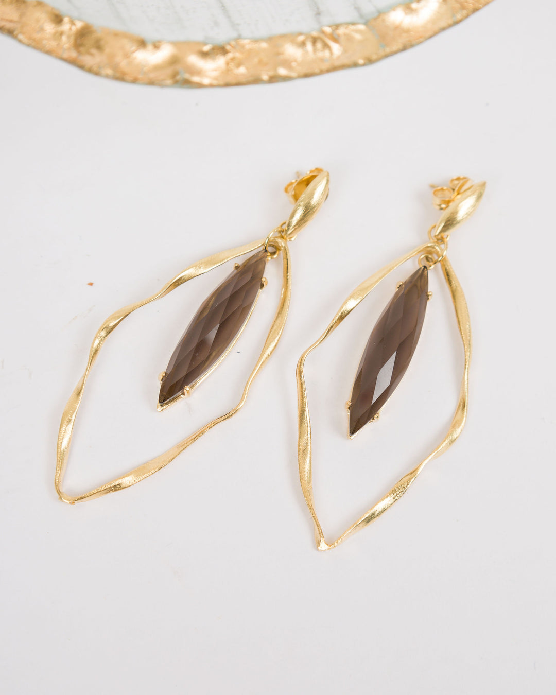 Creative Brazil Maracujá Earrings - Mocha
