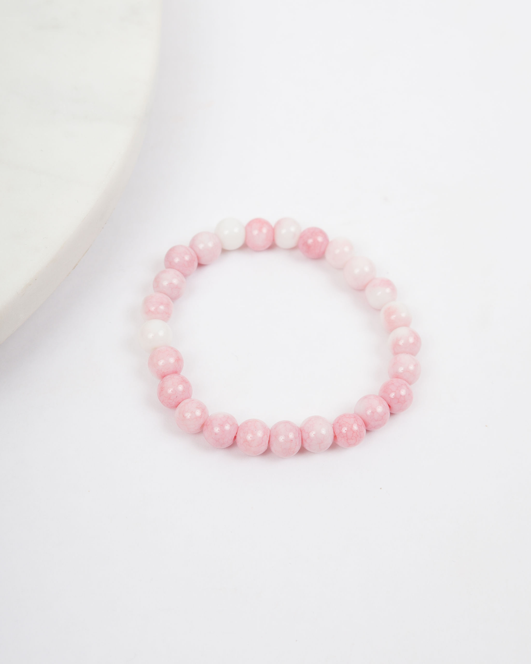 Perfect Pink Beaded Bracelet
