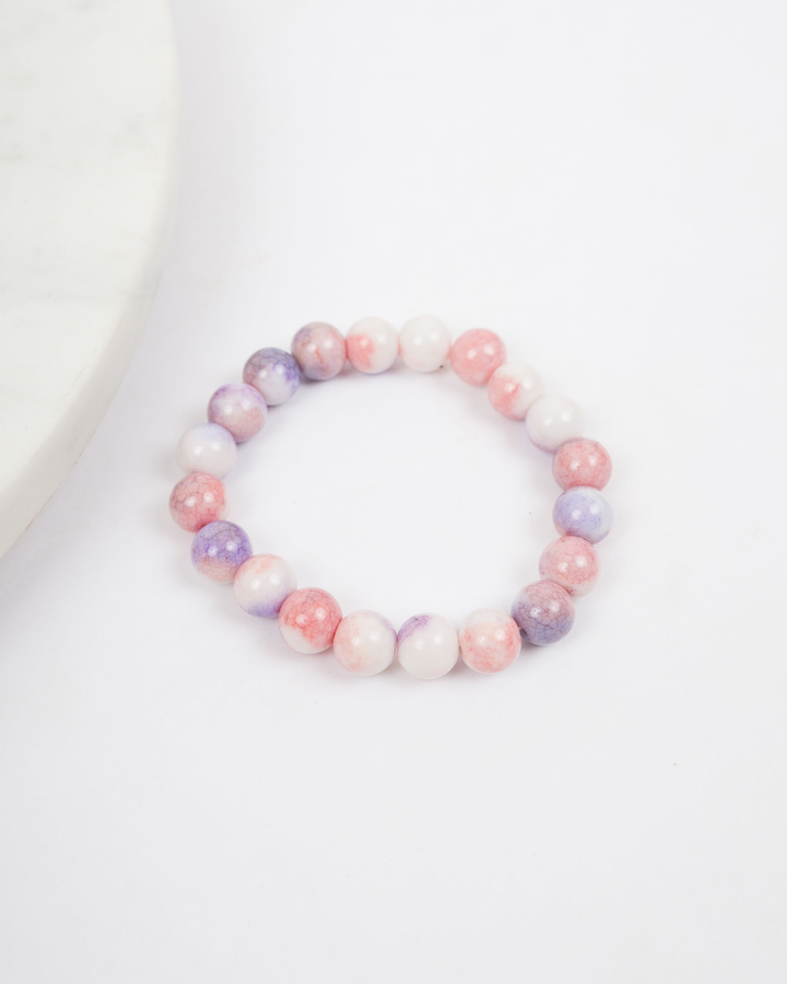 Pretty Purple Beaded Bracelet
