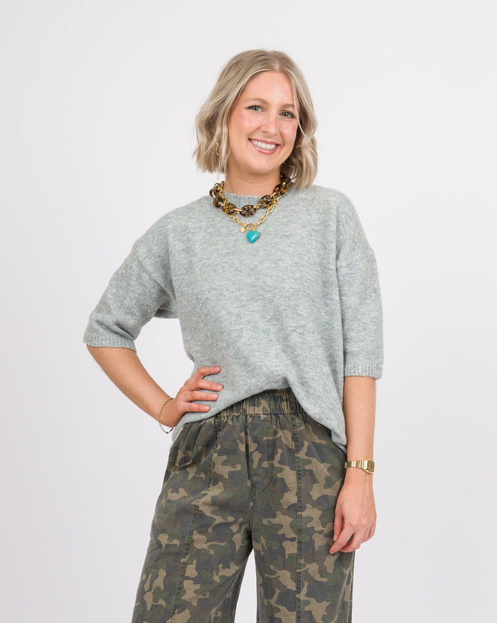 Brennan Heather Grey Sweater