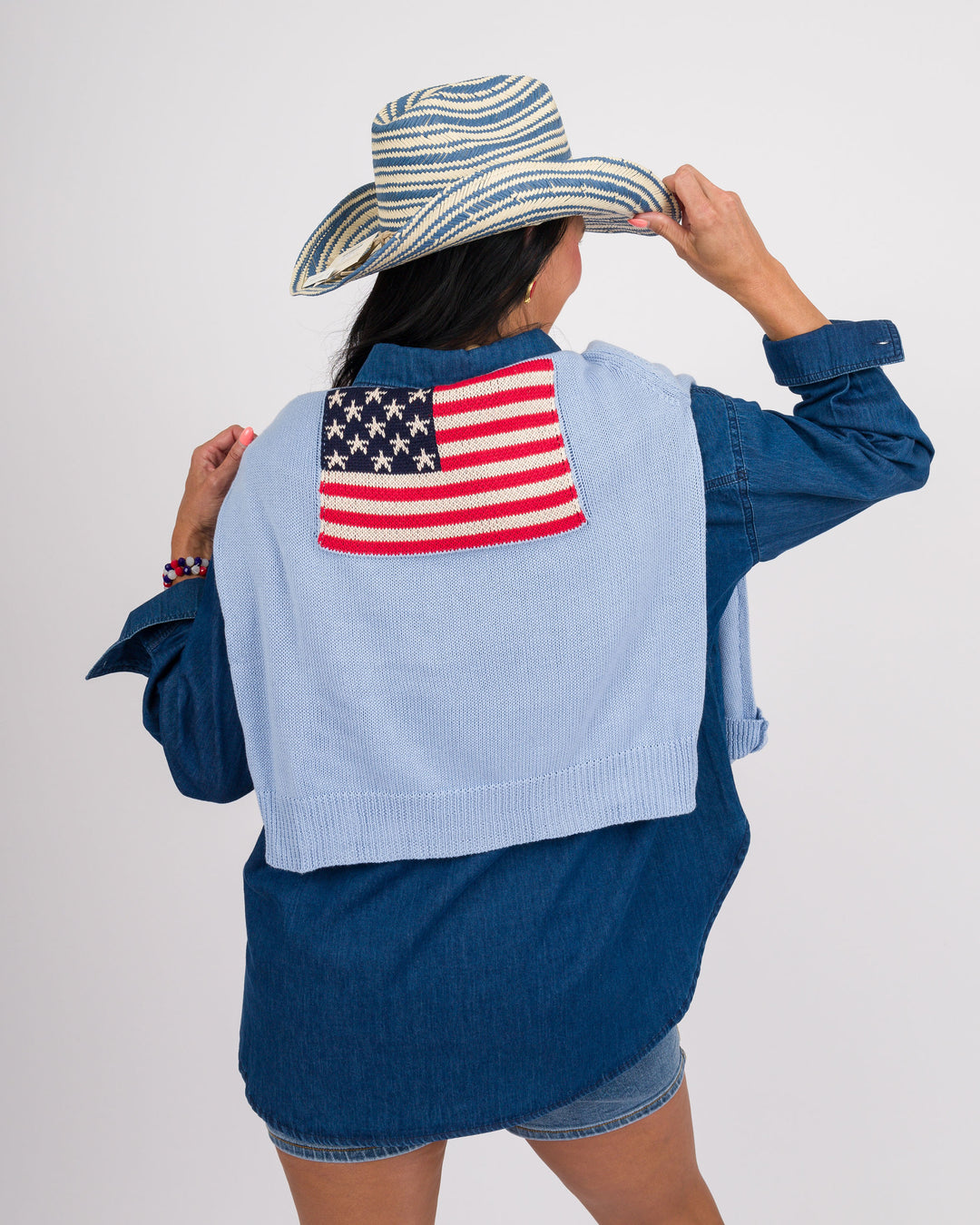 Blue Flag Sweater