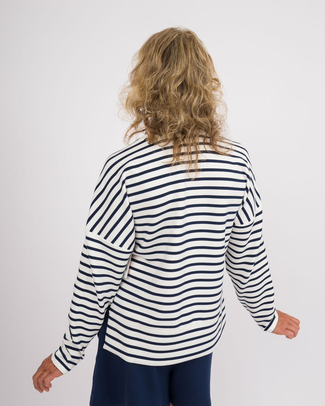 Spanx Crewneck Stripe Top