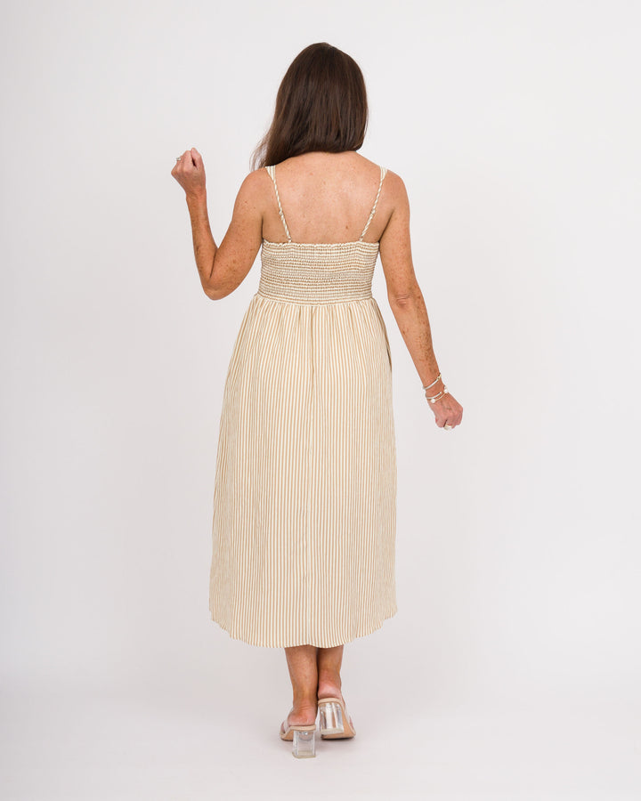 Easy Breezy Stripe Midi Dress