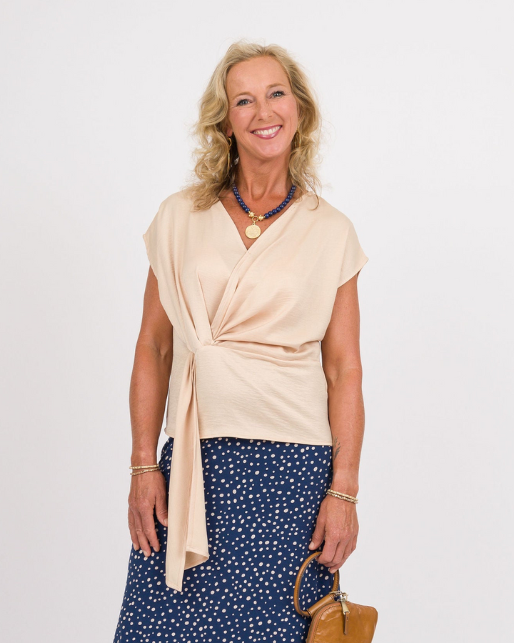 Champagne Grace Top
