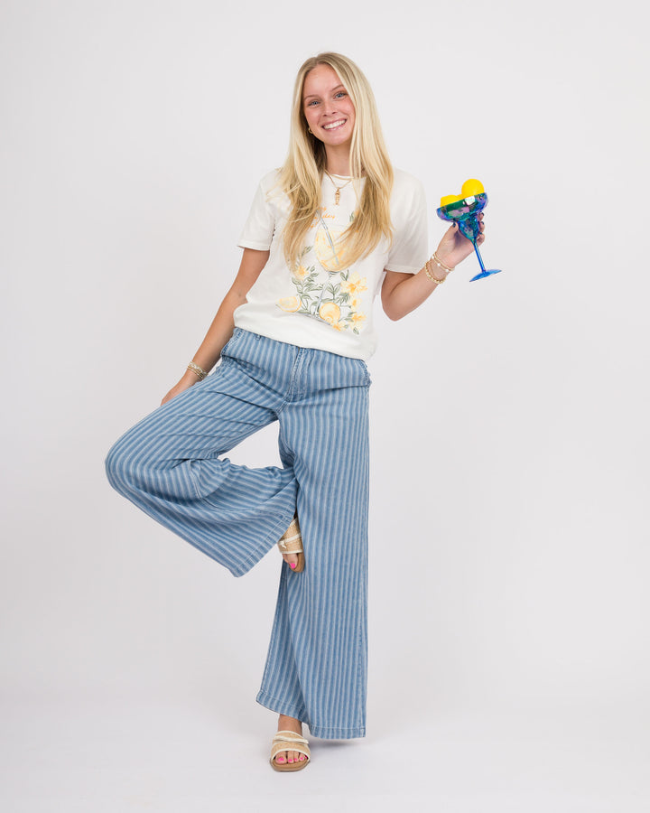 Z Supply Spritz Boyfriend Tee - Sea Salt