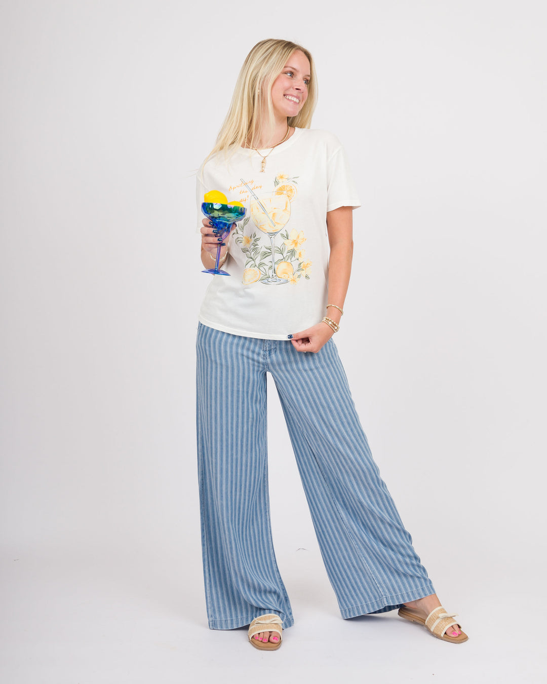 Z Supply Spritz Boyfriend Tee - Sea Salt