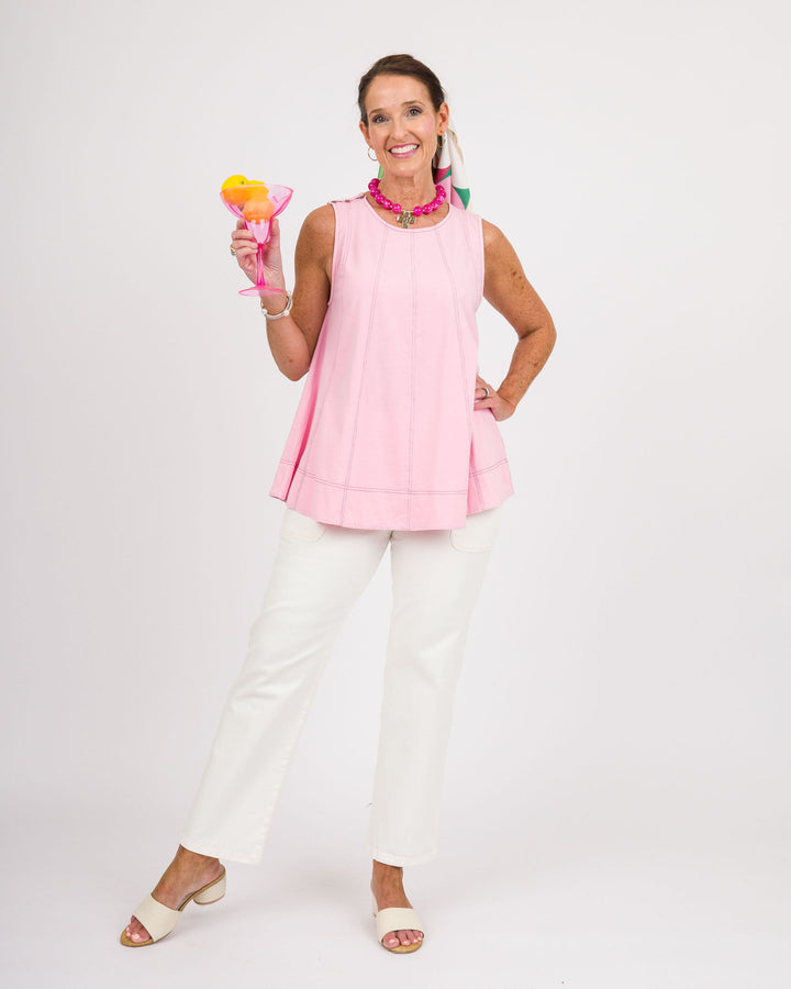 KUT from the Kloth Avery High Rise Straight Leg Jeans - Ivory