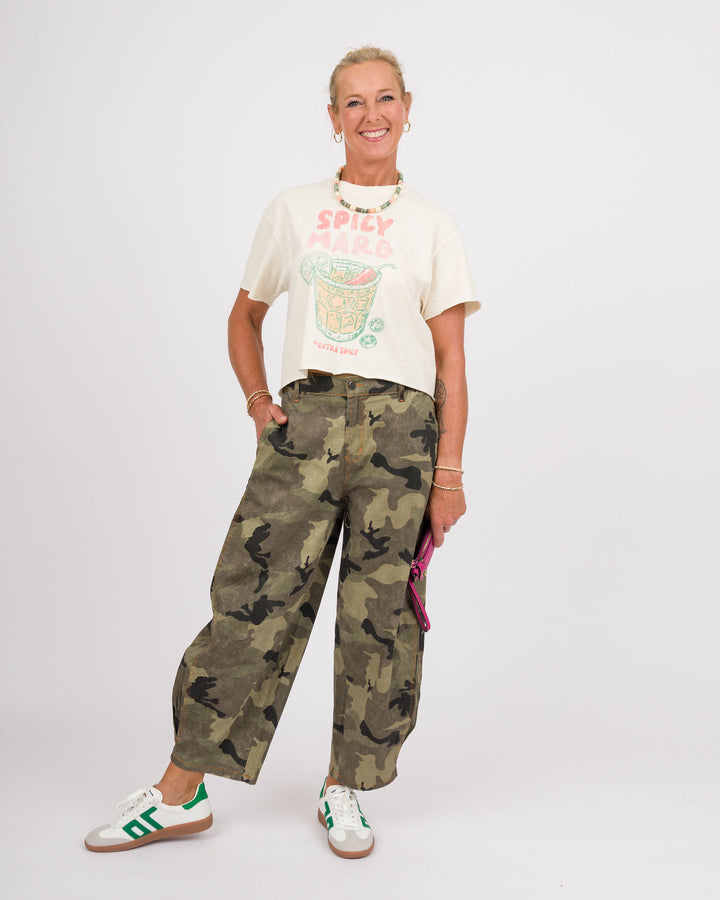 Spicy Marg Vintage Cropped Tee