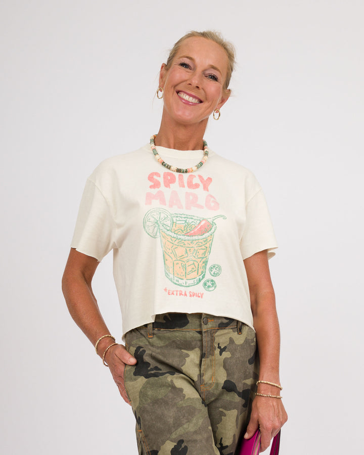 Spicy Marg Vintage Cropped Tee