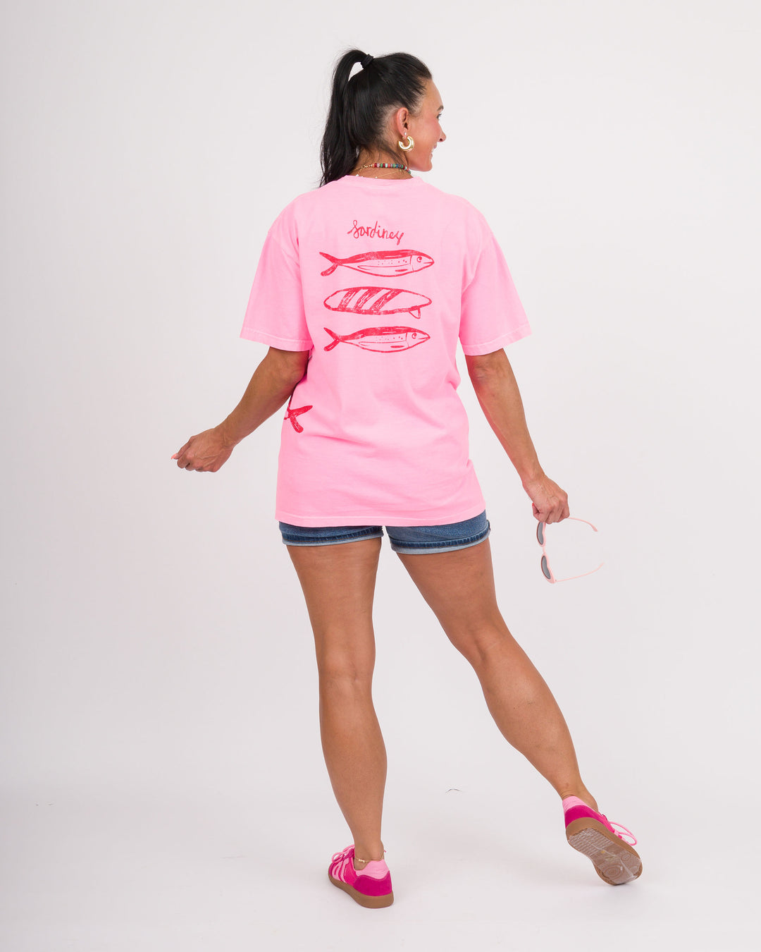 Neon Sardines Graphic Tee