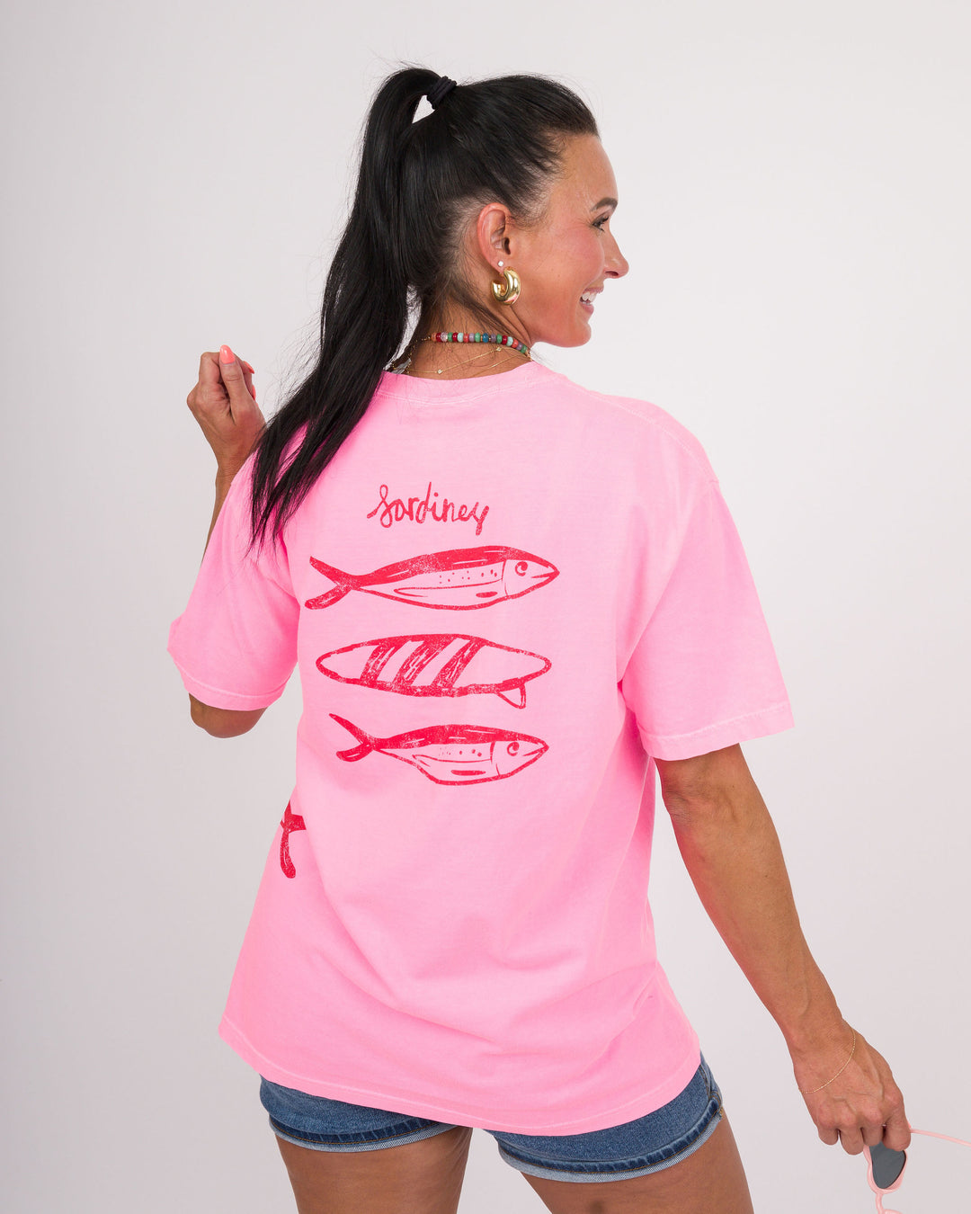 Neon Sardines Graphic Tee
