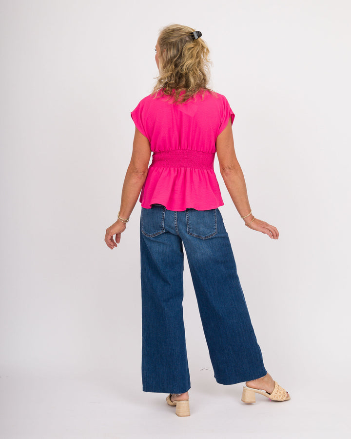 Fuchsia Flirt Top