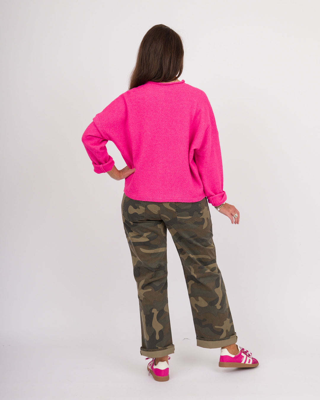 Vespera Olive Camo Pants