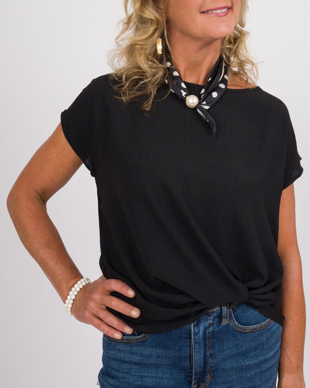 Knot Your Basic Black Top