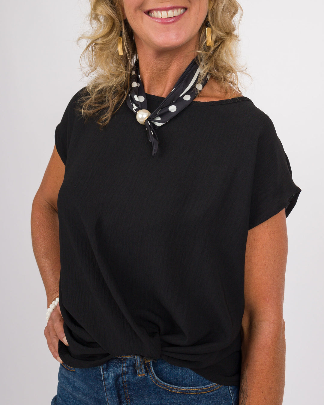 Knot Your Basic Black Top