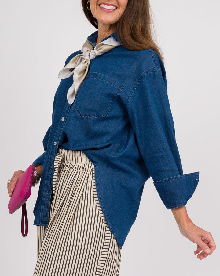 Denim Shirt Dark Wash
