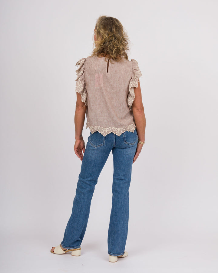 Freya Flutter Sleeve Top