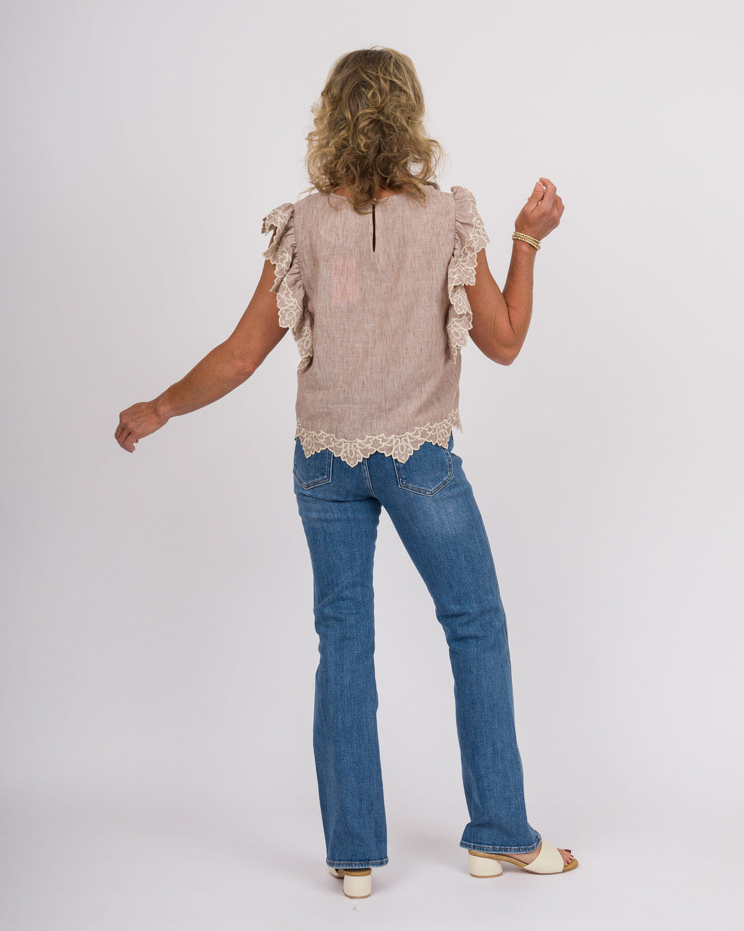 Freya Flutter Sleeve Top