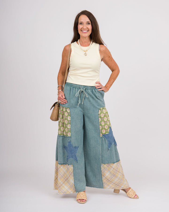 Kiersten Patchwork Pants