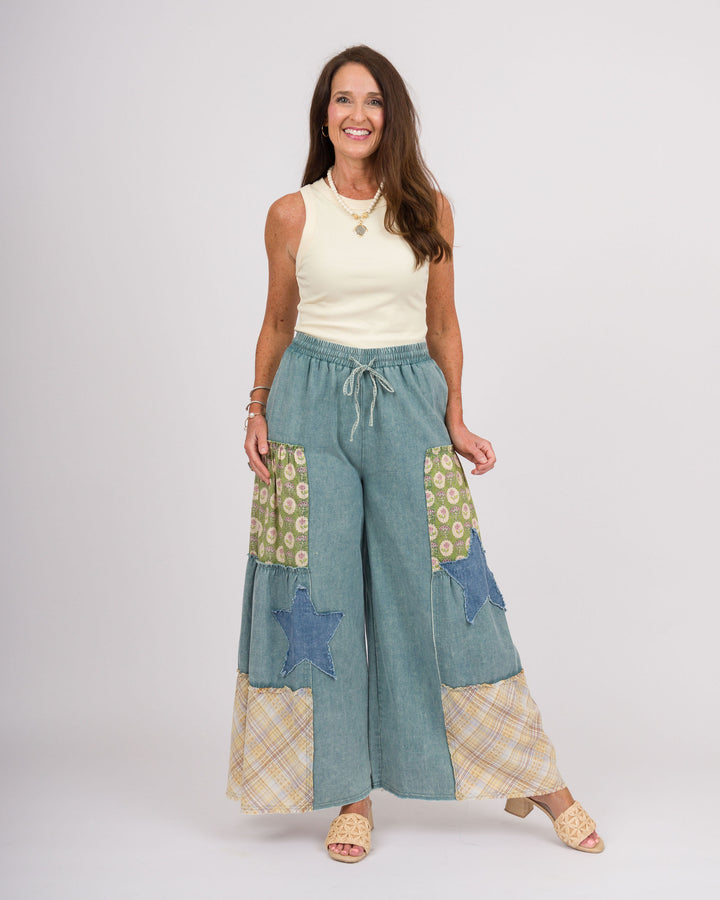 Kiersten Patchwork Pants