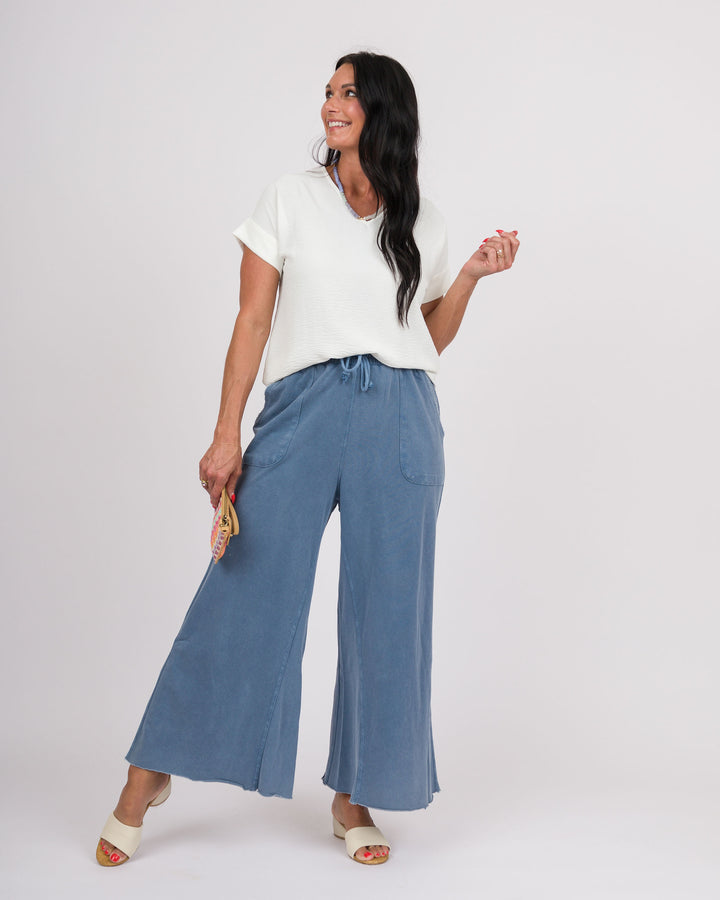 White Dolman Top