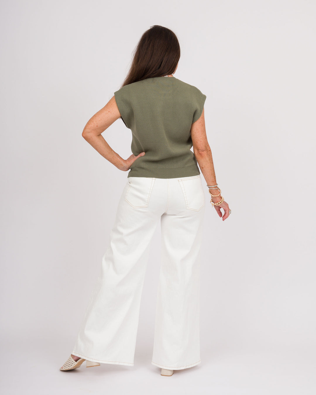Juniper Sleeveless Sweater Top