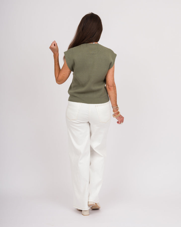 Juniper Sleeveless Sweater Top