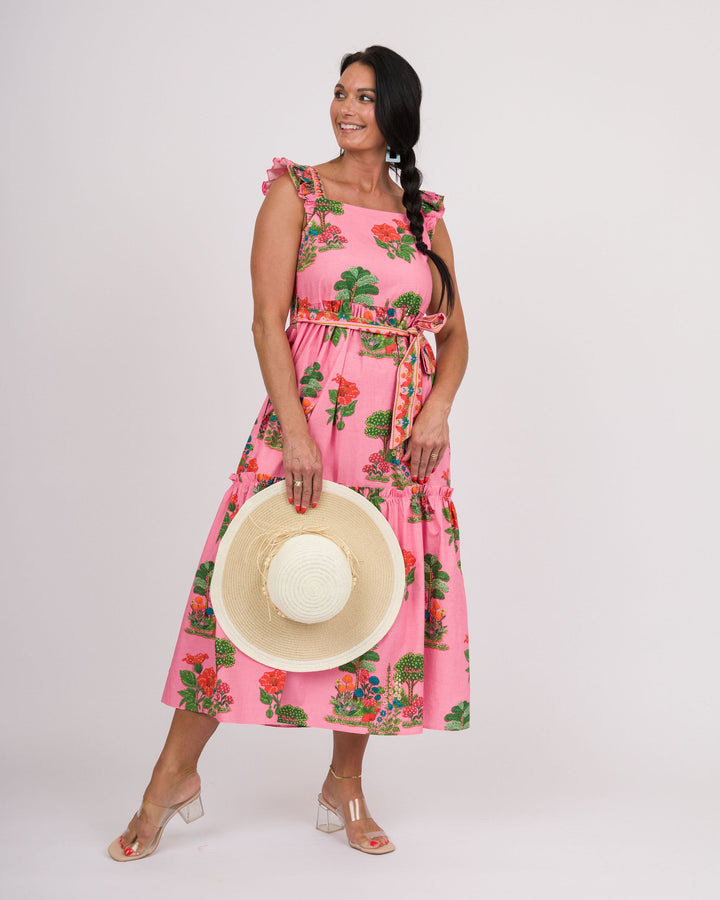 Elisa Dress - Pink Isles