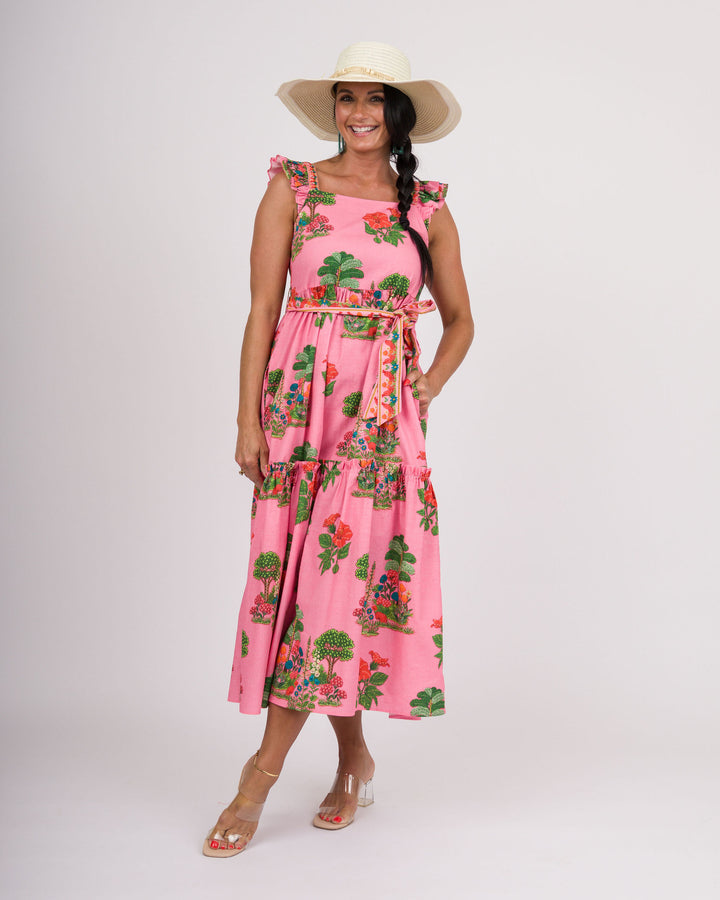 Elisa Dress - Pink Isles