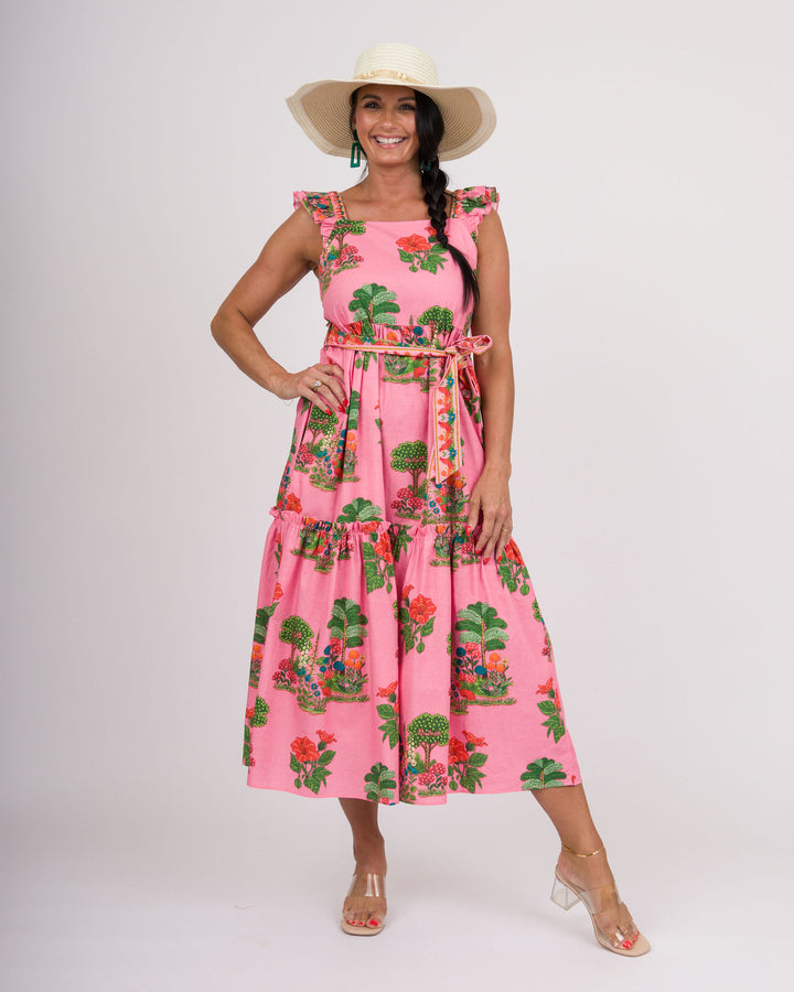 Elisa Dress - Pink Isles