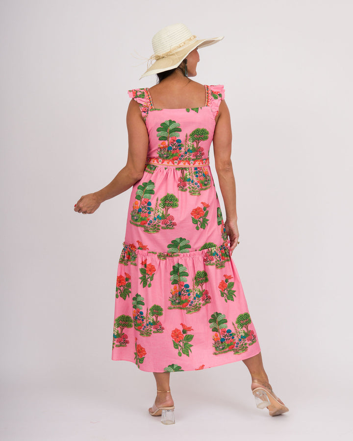 Elisa Dress - Pink Isles