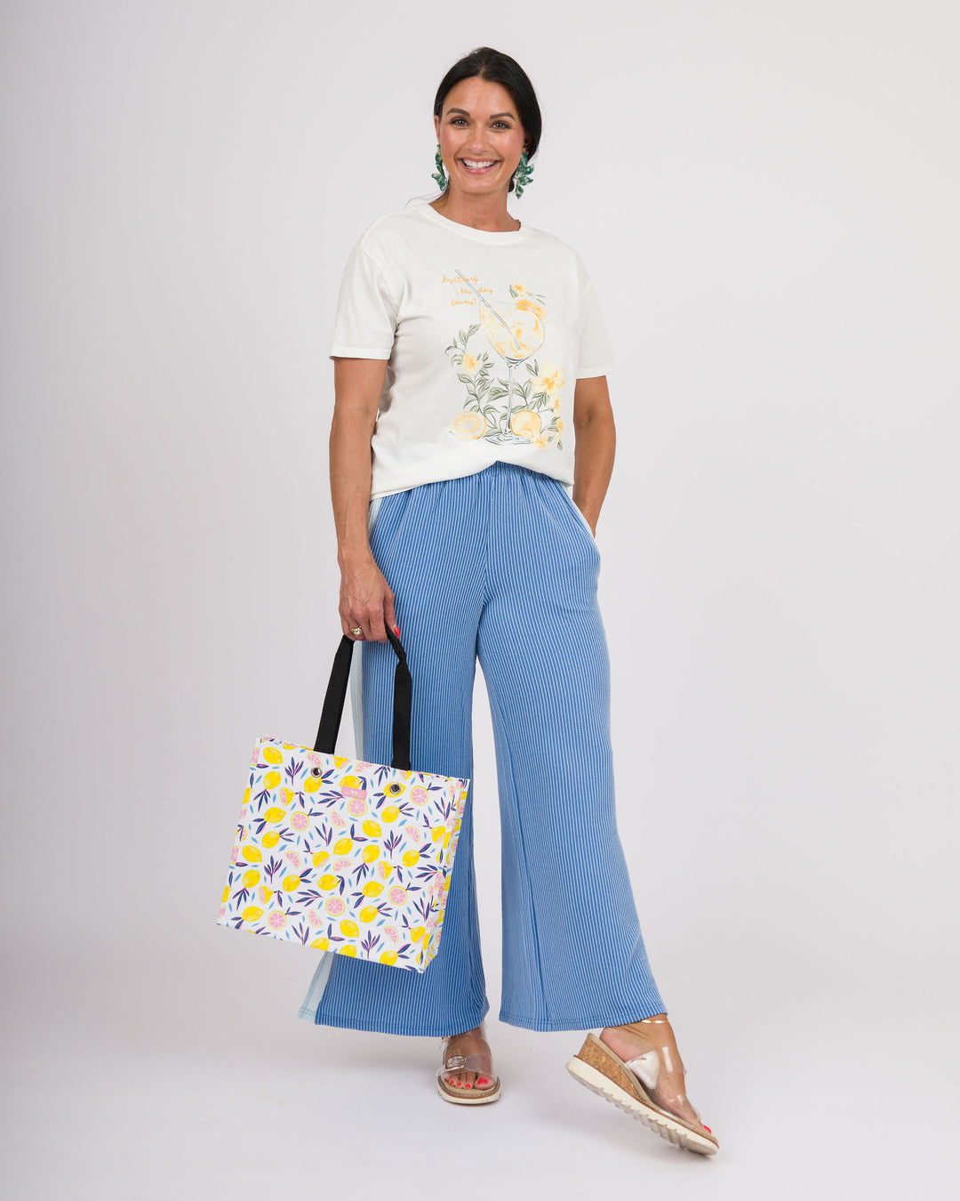 Ocean Color Block Pants