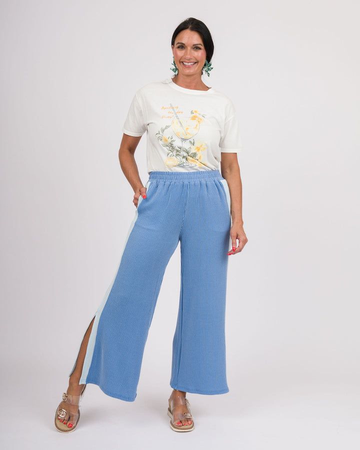 Ocean Color Block Pants