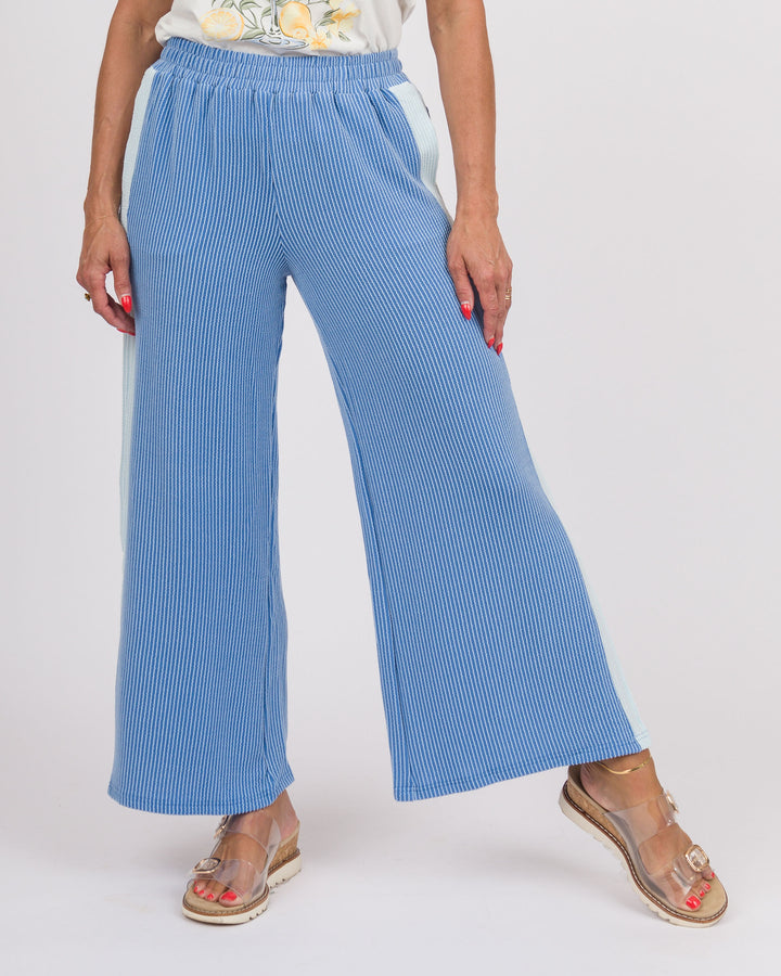 Ocean Color Block Pants
