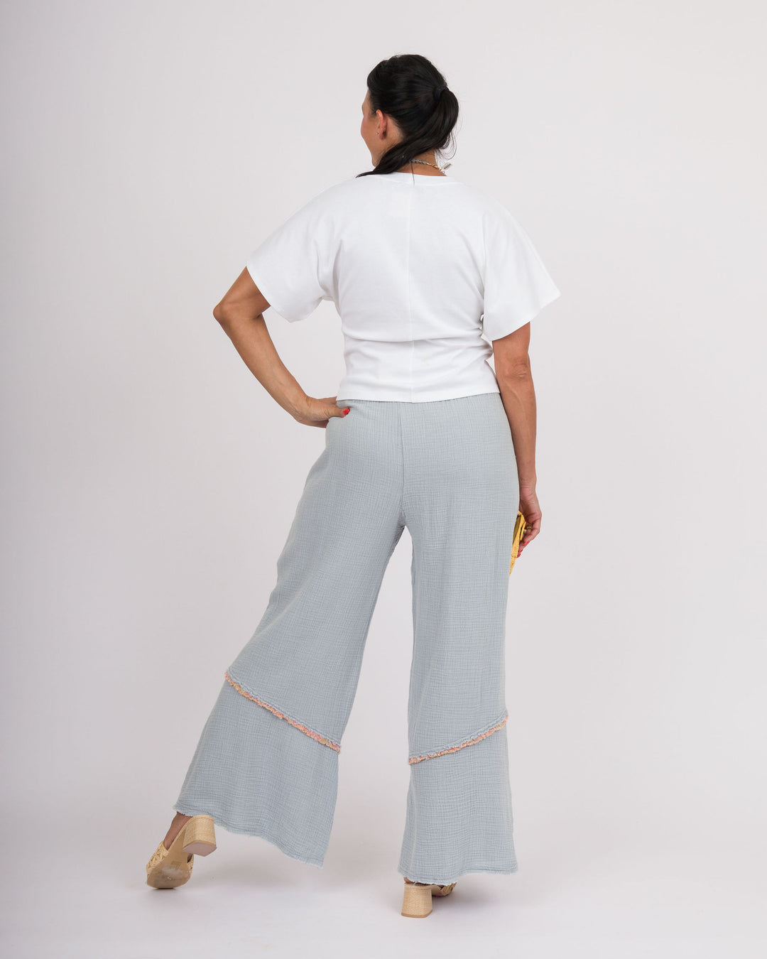 Flower Patch Pants - Cloud Blue