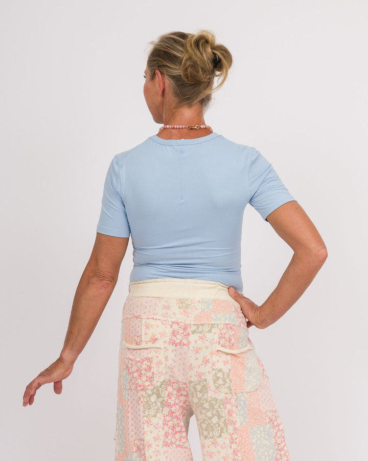Ice Blue Second Skin Crew Tee
