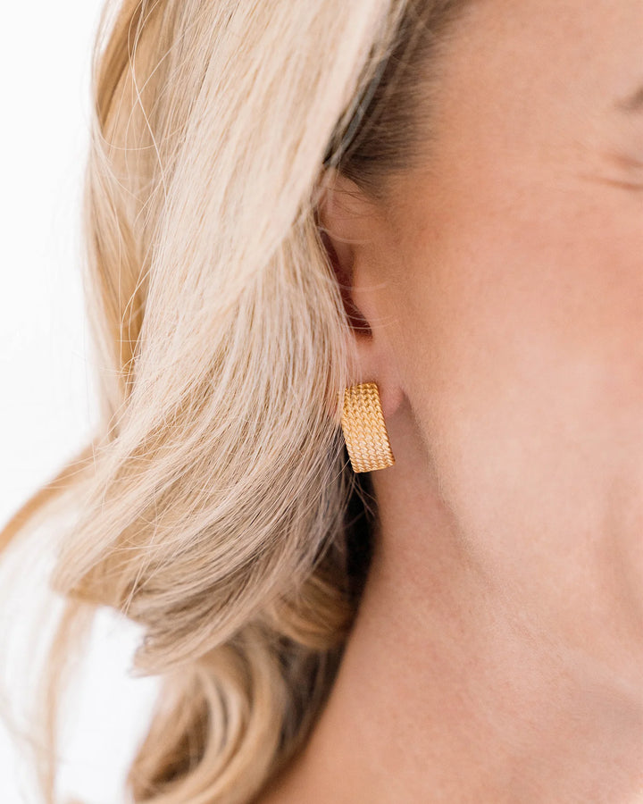 Susan Shaw Lee Demi Hoops - Gold