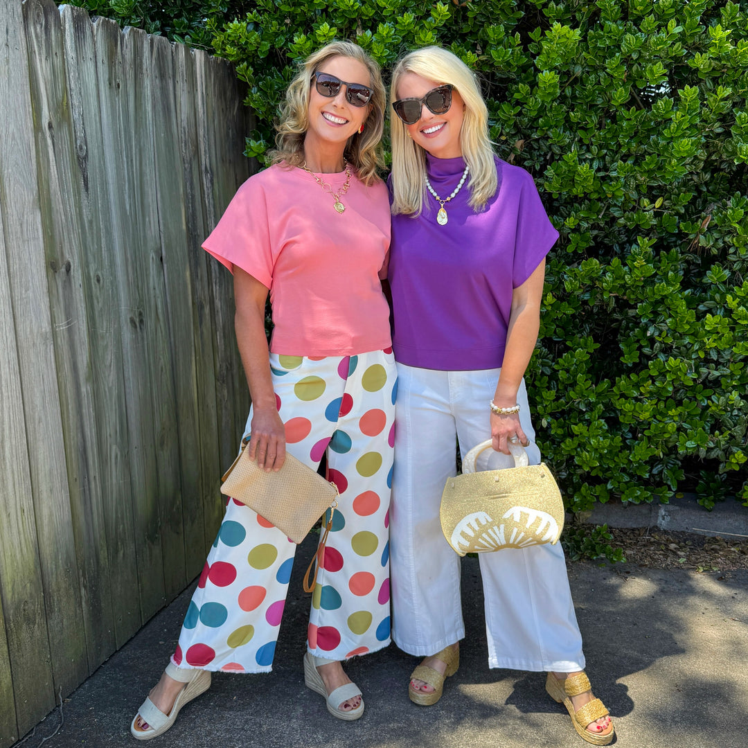 Polka Dot Carnival Wide Leg Pants
