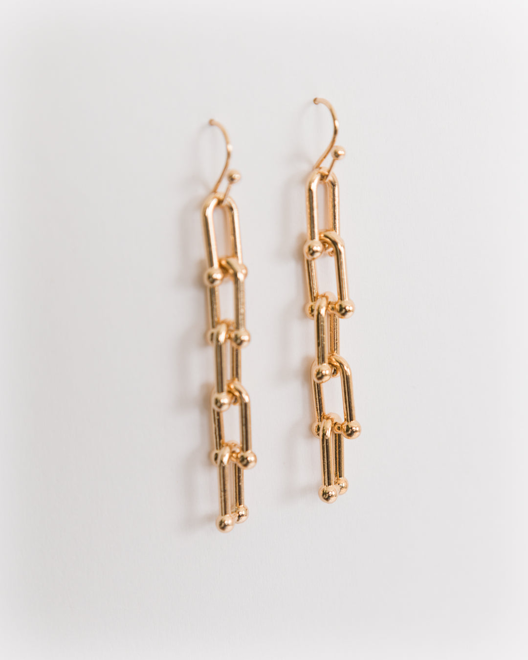 Four Link Drop Earrings