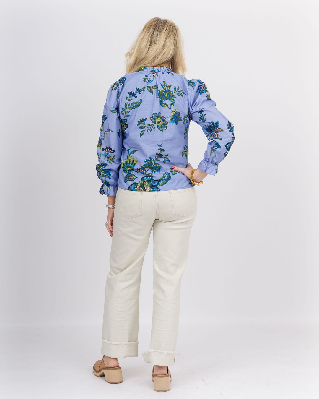 Ashley Top Periwinkle Mosaic