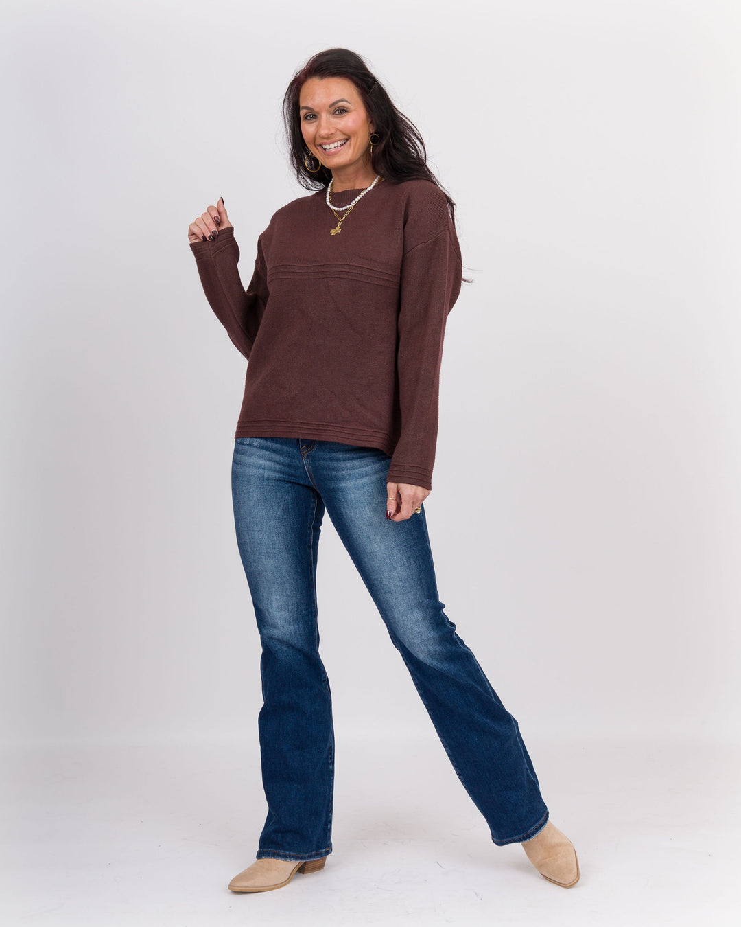 Delphina Sweater Raisin